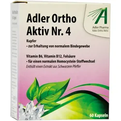 Adler Ortho Aktiv Nr. 4 Kapseln (Ernährungsphysiologische Ergänzung zu Schüßler Anwendung)