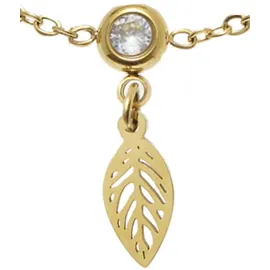 LASCANA Fußkette mit Anhänger Damen vergoldet Gr.