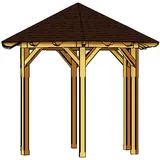 SKANHOLZ Colmar 3 3,93 x 3,93 m natur