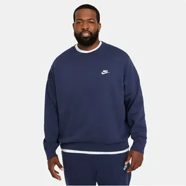 Nike Sportswear Club Fleece Crew Sweatshirt Herren 410 midnight navy/white S