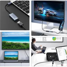 wozinsky WACH-01, USB Typ-C, HDMI 4K 60Hz Adapter – Schwarz