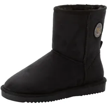 O'Neill Schlupfboots O'NEILL "BESIANA WOMEN HIGH", Damen, Gr. 37, schwarz (triple schwarz), Synthetik, Schuhe Schlupfboots, gefütterte Winterboots, Snowboots, Winterschuhe