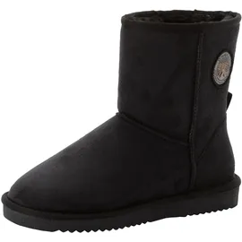 O'Neill Schlupfboots O'NEILL "BESIANA WOMEN HIGH", Damen, Gr. 37, schwarz (triple schwarz), Synthetik, Schuhe Schlupfboots, gefütterte Winterboots, Snowboots, Winterschuhe