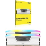 Corsair Vengeance RGB DDR5-6000 RAM CL40 Arbeitsspeicher Kit White