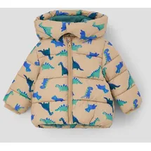 s.Oliver Steppjacke mit Fleece-Futter Babys, beige|blau, 68