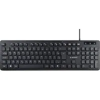 Gembird Multimedia-Tastatur US-Layout schwarz, (KB-MCH-04-DE)