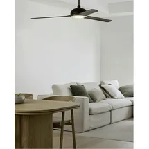 BEACON Unione 142 cm Deckenventilator dunkle akazie/geölte bronze