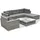 vidaXL Garten-Lounge-Set grau 41879