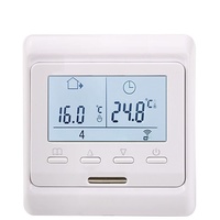 MINCO Home Programmable Tuya Smart WiFi Thermostat Electric Heating Warm Floor Temperature Controller for Water/Gas Boiler Voice Control Room Thermostat (White, for Water/Gas Boiler)