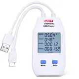 UNI-T UNI-T, UT658DUAL, USB Tester, mit Kabel, USB-A + USB-C