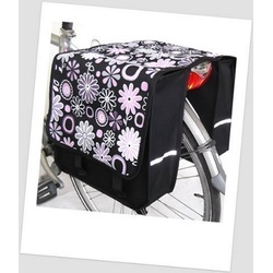 Baby-Joy Fahrradtasche Kinder-Fahrradtasche JOY Satteltasche Gepäckträgertasche Fahrradtasche lila