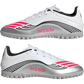adidas F50 Messi Club TF Herren cloud white/lucid red/silver met. 40 2/3