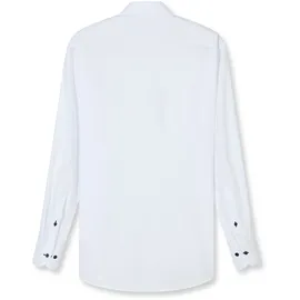 Olymp Businesshemd OLYMP "OLYMP Luxor, modern fit, Button-down", Herren, Gr. 40, Normaler Arm, weiß, 100% Baumwolle, Hemden