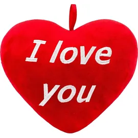 Brubaker XXL Panda 100 cm groß mit einem I Love You Herz Plüschtier