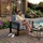 beautysofa Loungesessel VERDINO Stoff 94 x 90 x 87 cm Dunkelgrau