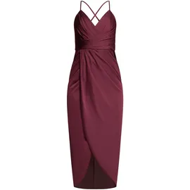 Vera Mont Abendkleid mit Raffung Rot 44