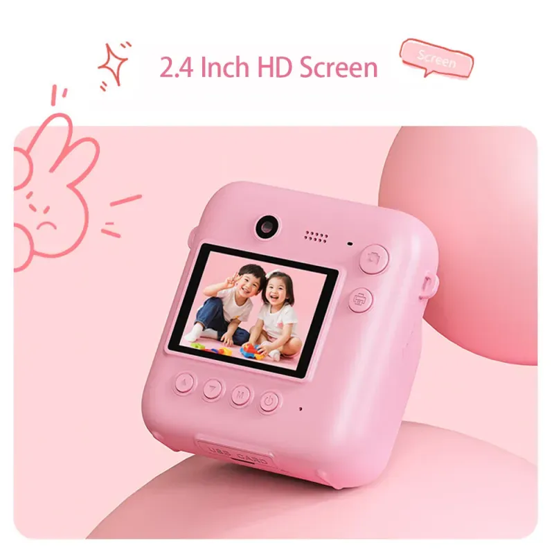 Songdian Sofortbildkamera Geschenke für Mädchen und Jungen Spielzeug Weihnachts- und Geburtstagsgeschenke - pink