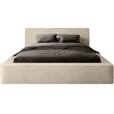 FEDVE Polsterbett 200 x 200 cm Beige