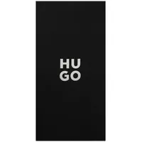 Hugo Stacked Logo Handtuch - Black - One Size