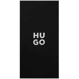 Hugo Stacked Logo Handtuch - Black - One Size