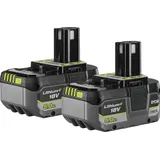 RYOBI ONE+HP Akku Set RB1850X2 18 V, 5 Ah, 2 Akkus)