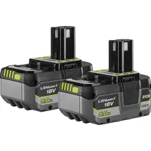 RYOBI ONE+HP Akku Set RB1850X2 18 V, 5 Ah, 2 Akkus)