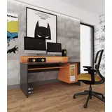 Forte Tezaur Gaming Desk mit RGB-Beleuchtung orange/schwarz