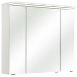 Pelipal Spiegelschrank Weiß, - 85.2x72.3x17 cm