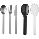 Mepal Besteck-Set Ellipse nordic black