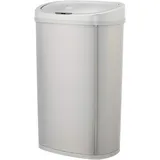 Amazon Basics Mülleimer 50 l Silber
