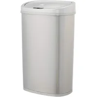 Amazon Basics Mülleimer 50 l Silber