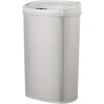 Amazon Basics Mülleimer 50 l Silber