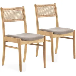 VS Venta-stock Stuhl-Set 2 Vilma Eichenfarbe