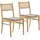 VS Venta-stock Stuhl-Set 2 Vilma Eichenfarbe