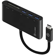 Alogic Adapter USB-C MultiPort Card Reader USB 3.0 schwarz