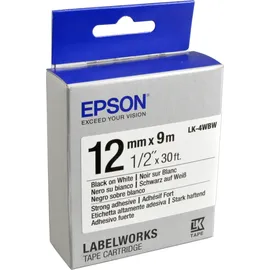 Epson Schriftband LK-4WBW schwarz auf weiß 12mm x 9m