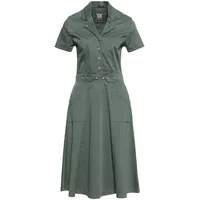 Queen Kerosin Damen Swingkleid Vintage Kleid 50S Style Rockabilly Workwear Retro - M