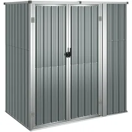 vidaXL Geräteschrank 1,6 x 0,9 m Grau