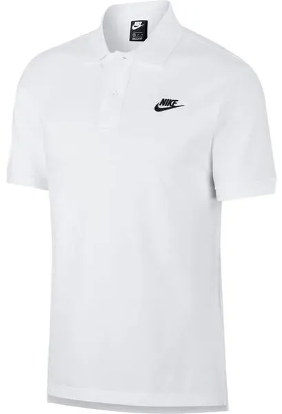 NIKE Lifestyle - Textilien - Poloshirts Poloshirt, WHITE/BLACK, XXL