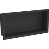 Mexen X-Wall-R Wandnische mit Rand 45 x 20 cm, schwarz - 1970452010