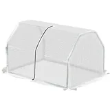 Outsunny Gewächshaus 99L x 71B x 60H cm - weiss