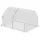 Outsunny Gewächshaus 99L x 71B x 60H cm - weiss