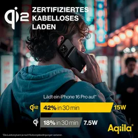 aqiila Powerbird drahtlose Powerbank schwarz