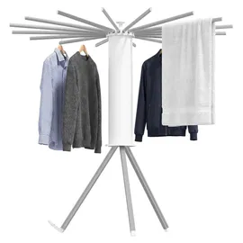 Songmics Wäscheständer klappbar, Ständer ausziehbar, platzsparend,