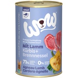 WOW Sparpaket WOW Adult Lamm mit Kürbis 12x400g Dose Hundenassfutter