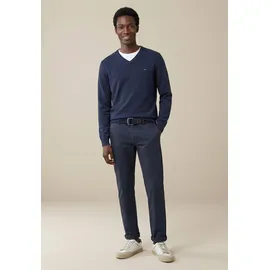 FYNCH-HATTON Pullover V-Ausschnitt Blau L