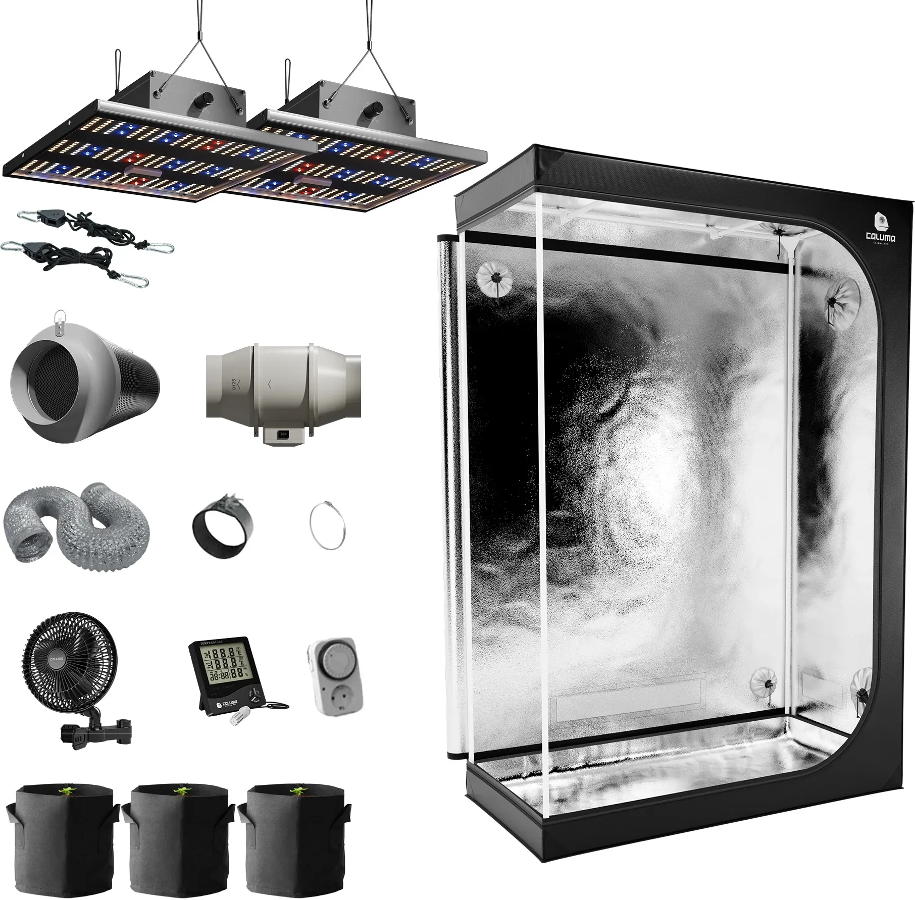Caluma Growset Ambient (60 x 120 cm, 2 x 75 W, One-Box)