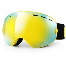 YEAZ Ski- Snowboardbrille mit Rahmen gelb verspiegelt XTRM-SUMMIT