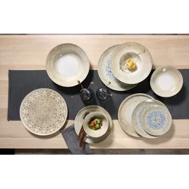 Ritzenhoff & Breker 6er-Set Ritzenhoff & Breker Pizzateller Rimini Ø 30 cm Steinzeug Beige Sand