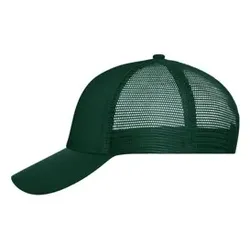 Polycotton Mesh Cap MB6239, dunkelgrün, Einheitsgröße - dunkelgrün